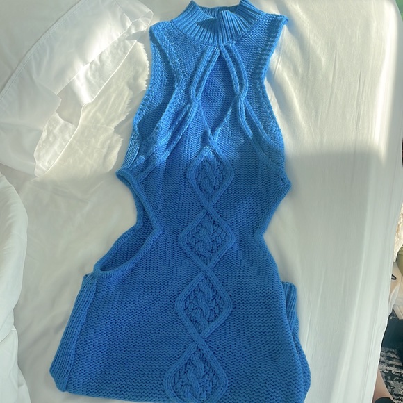 Revolve Knit Blue Dress💙💙 - Picture 1 of 5